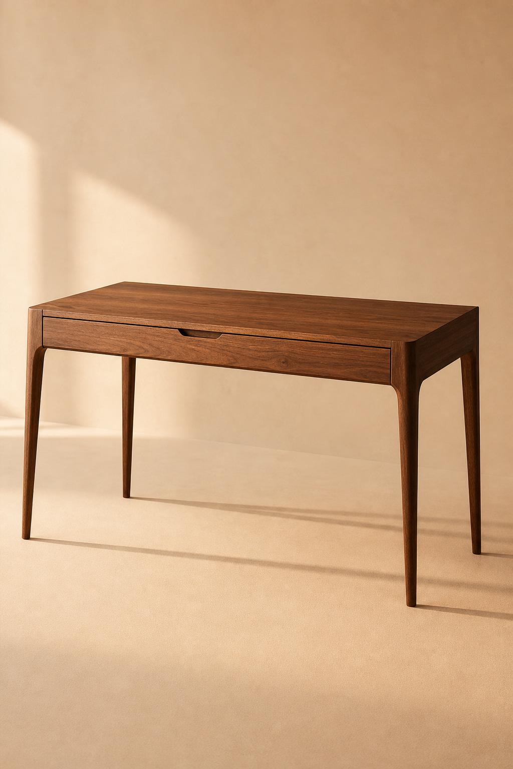 Tora Desk — Architectural Walnut Desk